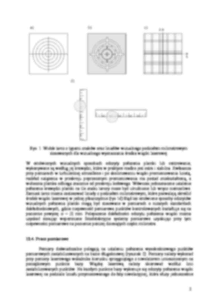 Badanie wyznaczenia położenia wysokościowego punktów niwelatorem optycznym z laserowym wskaźnikiem kierunku - strona 2
