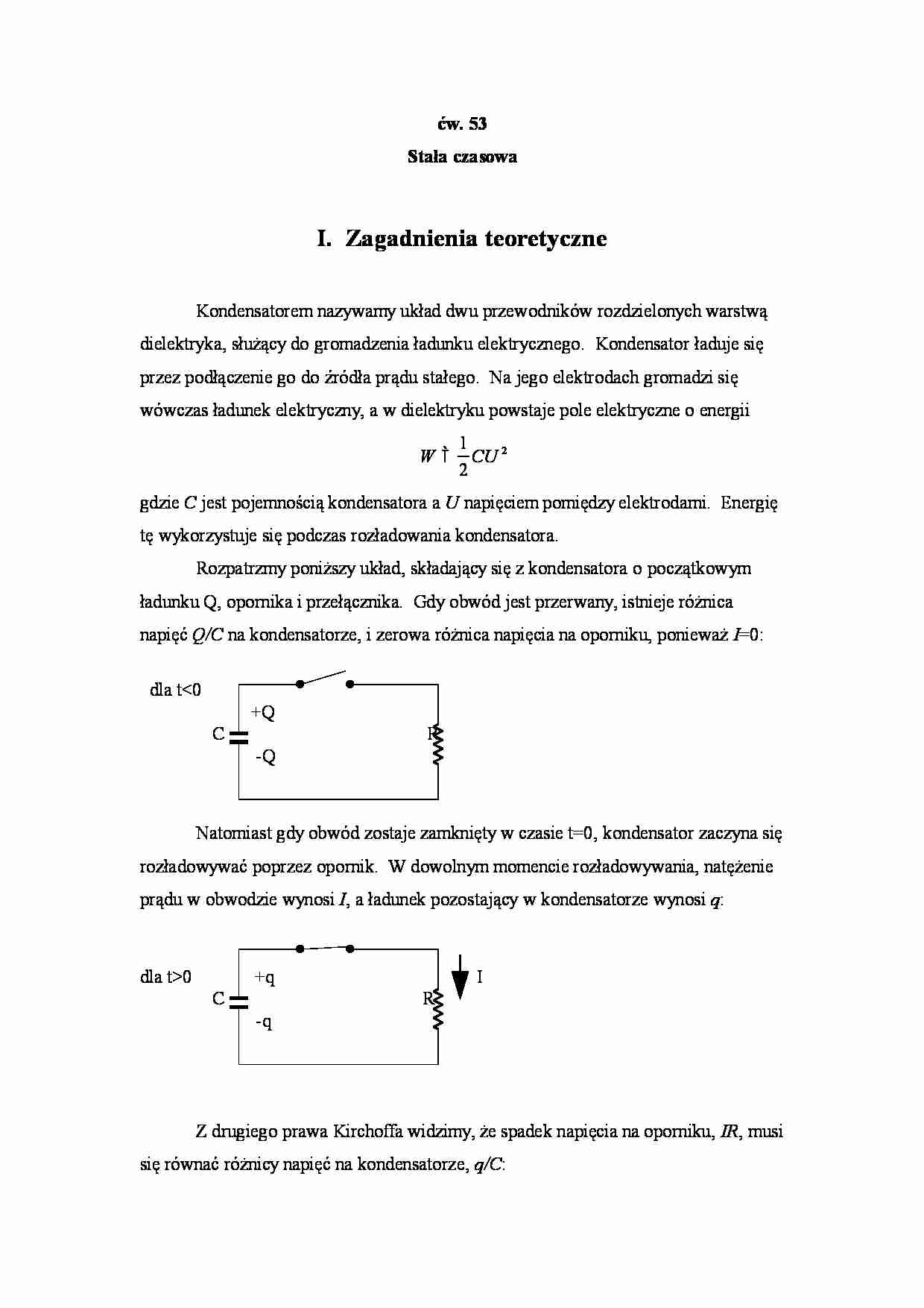 Stała czasowa - strona 1