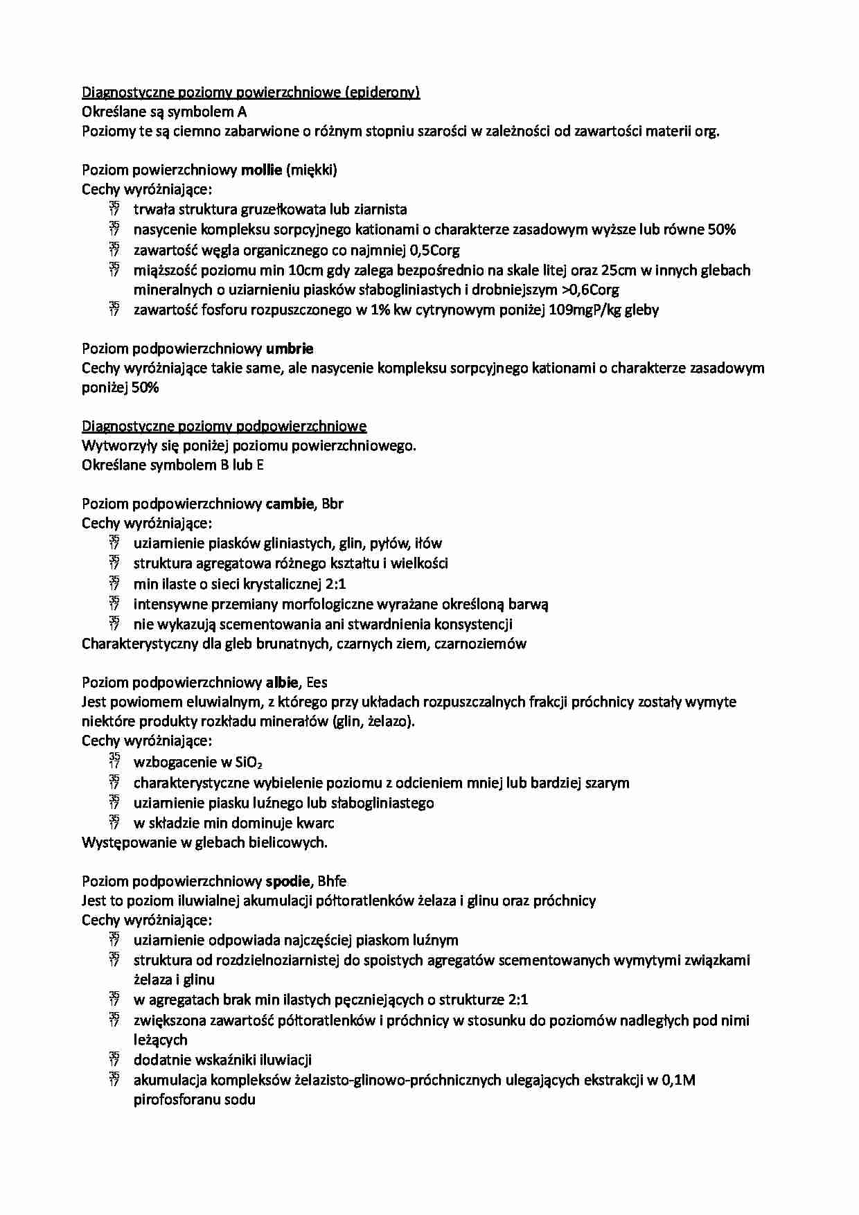 Gleboznawstwo - wykład 1 - strona 1