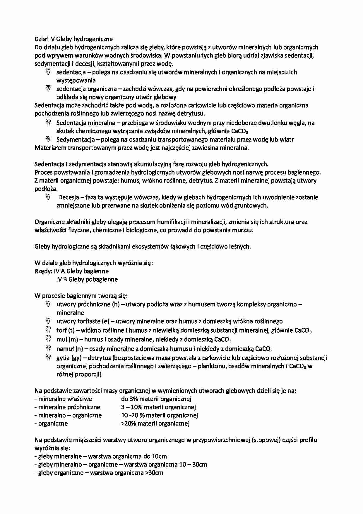 Gleboznawstwo - wykład 5 - strona 1