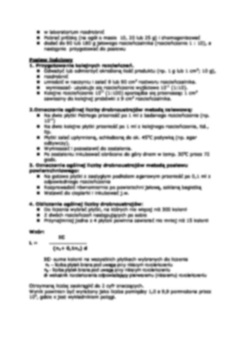 Mikrobiologiczne badania ilościowe - strona 2