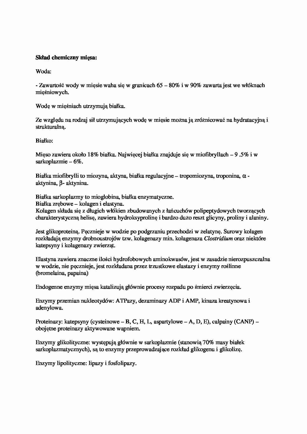 Skład chemiczny mięsa - strona 1