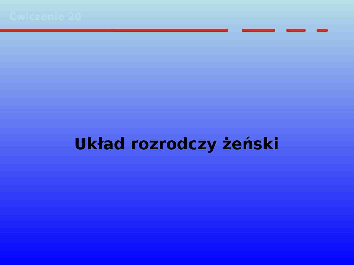 Układ rozrodczy żeński - strona 1
