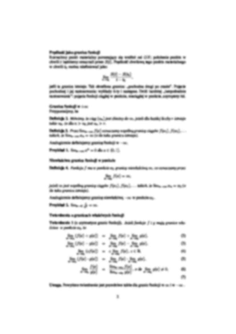 Granica funkcji - strona 2