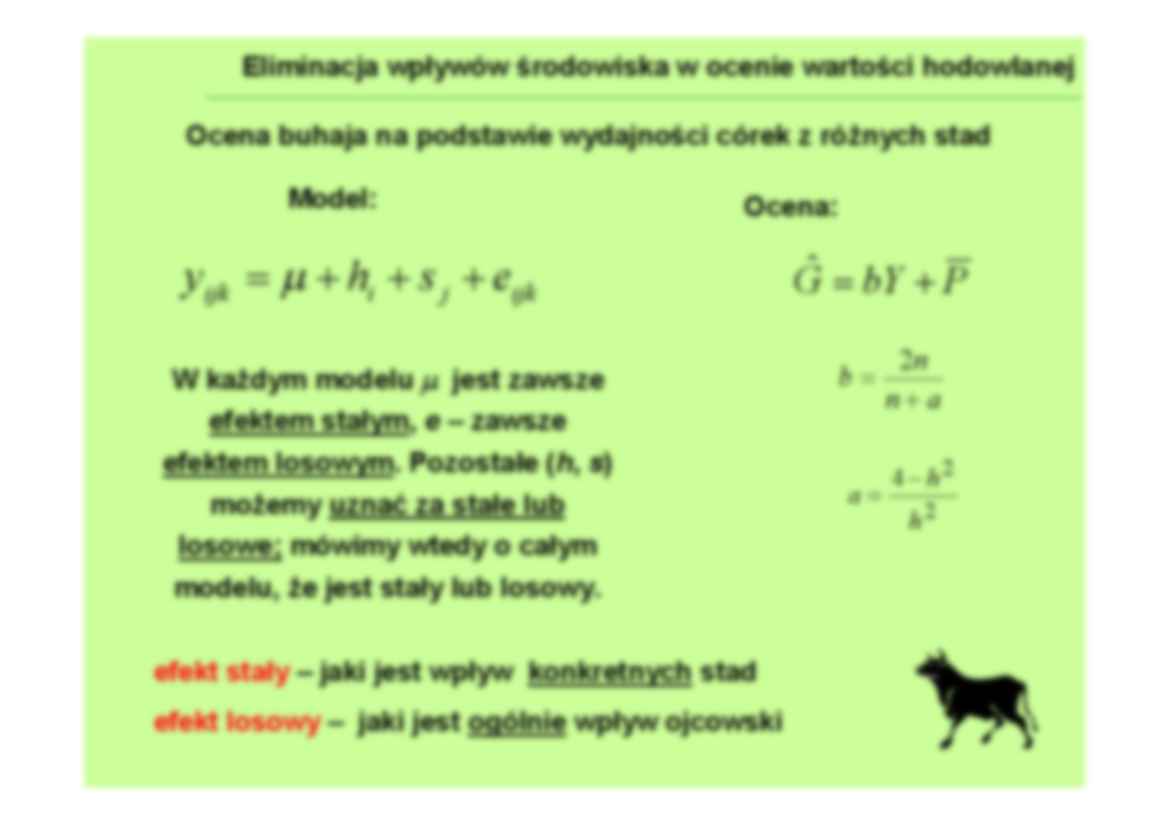 Metody hodowlane - Wykład 7 - strona 3