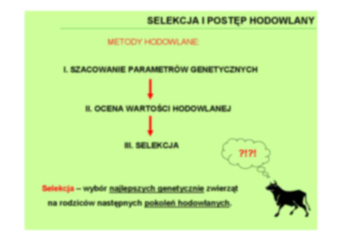 Metody hodowlane - Wykład 8 - strona 3