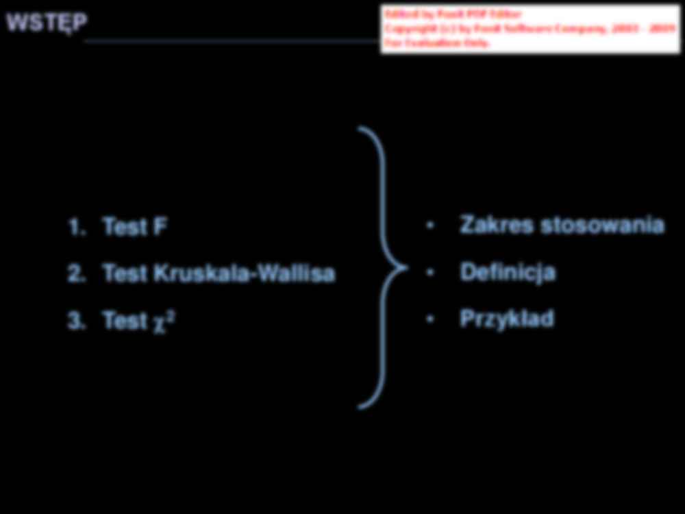 Metody statystyczne w biologii: wykład 5: Najczęściej wykorzystywane testy statystyczne - strona 2