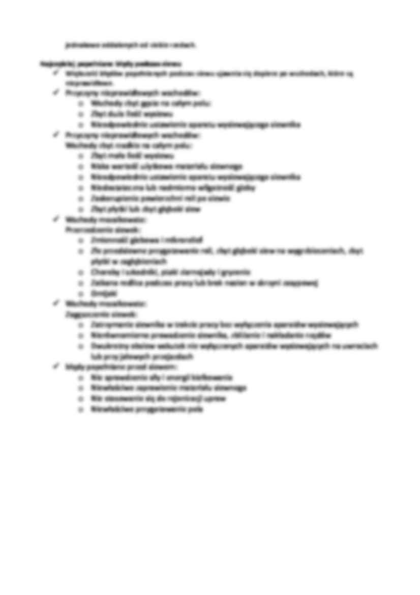 Przygotowanie materiału siewnego, paramtery siewu, najczęściej popełniane błędy - strona 3