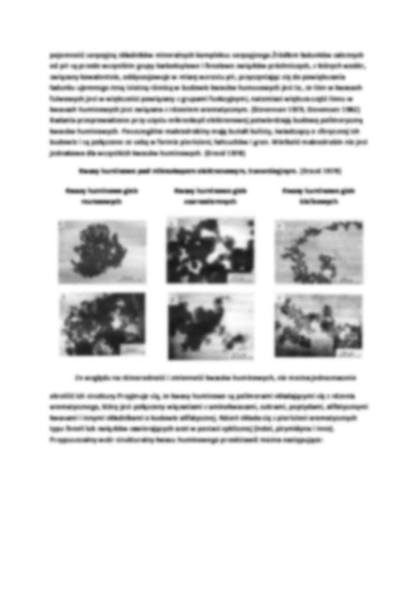 Charakterystyka swoistych związków próchnicznych - strona 2