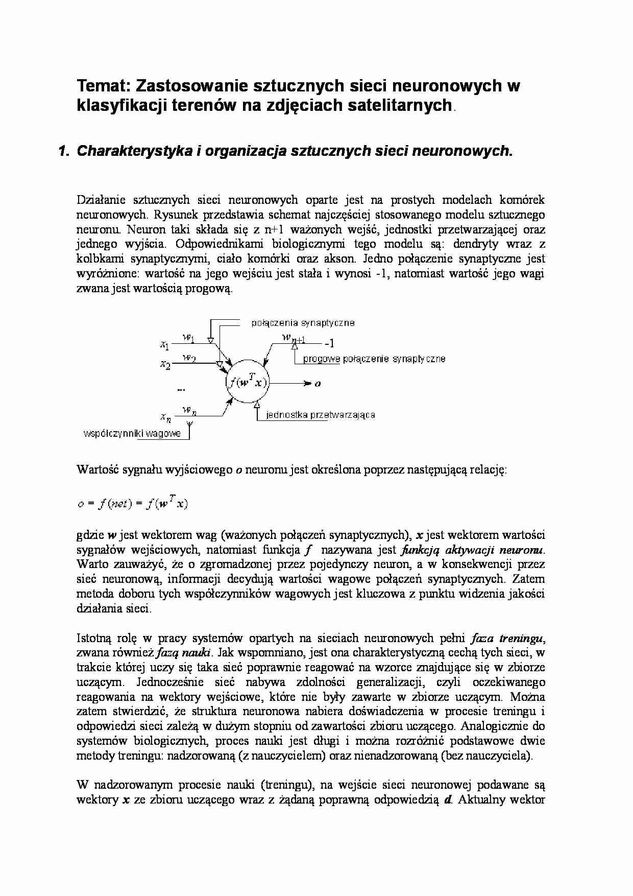 Sieci Neuronowe - strona 1