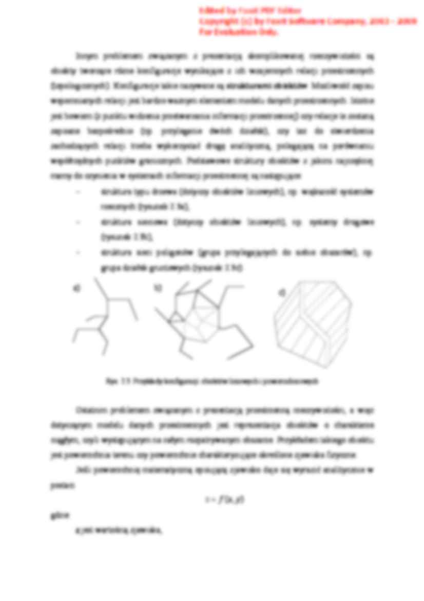 System informacji przestrzennej - notatki z wykładu 2: modele danych przestrzennych - strona 3