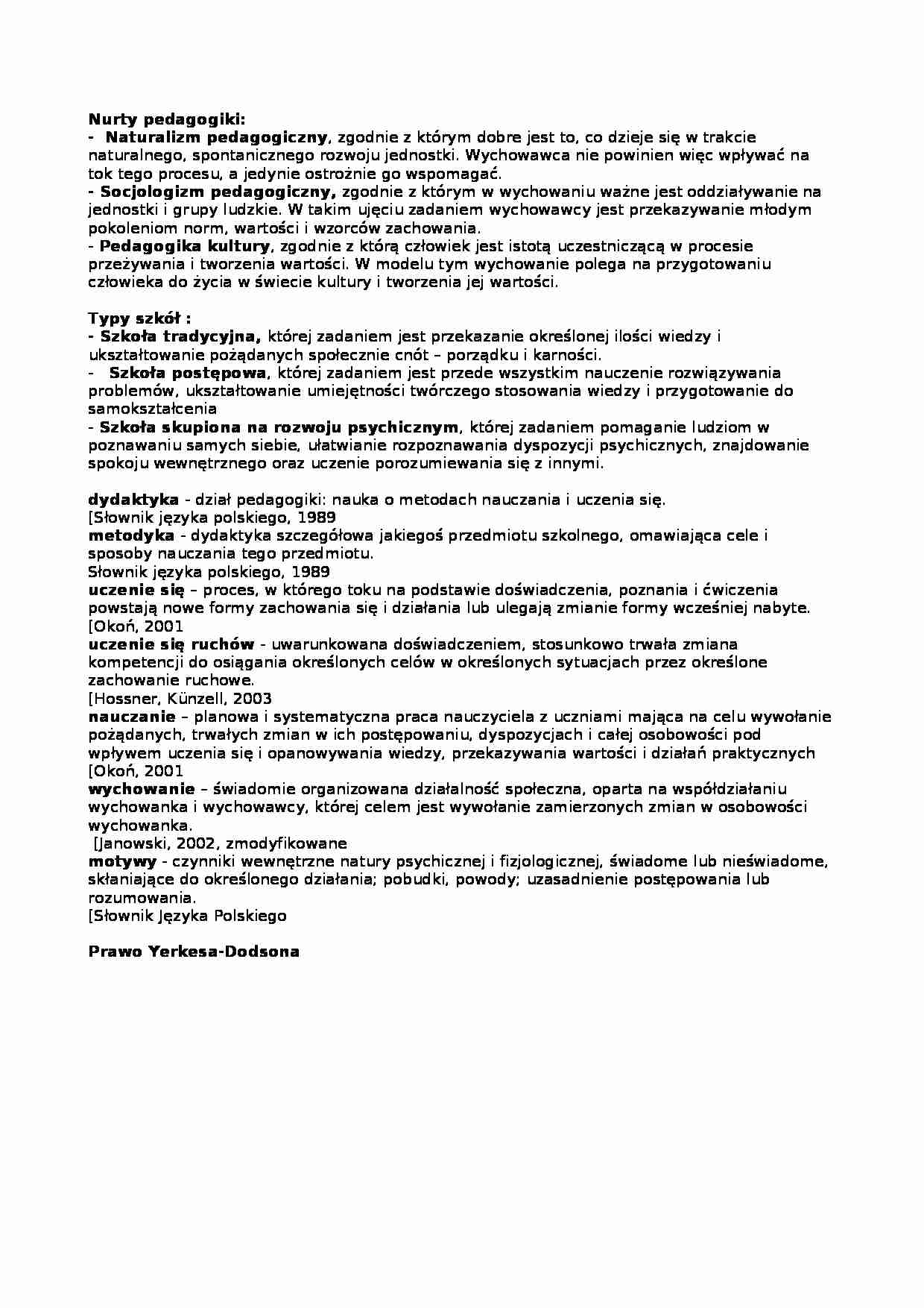 Nurty pedagogiki - strona 1