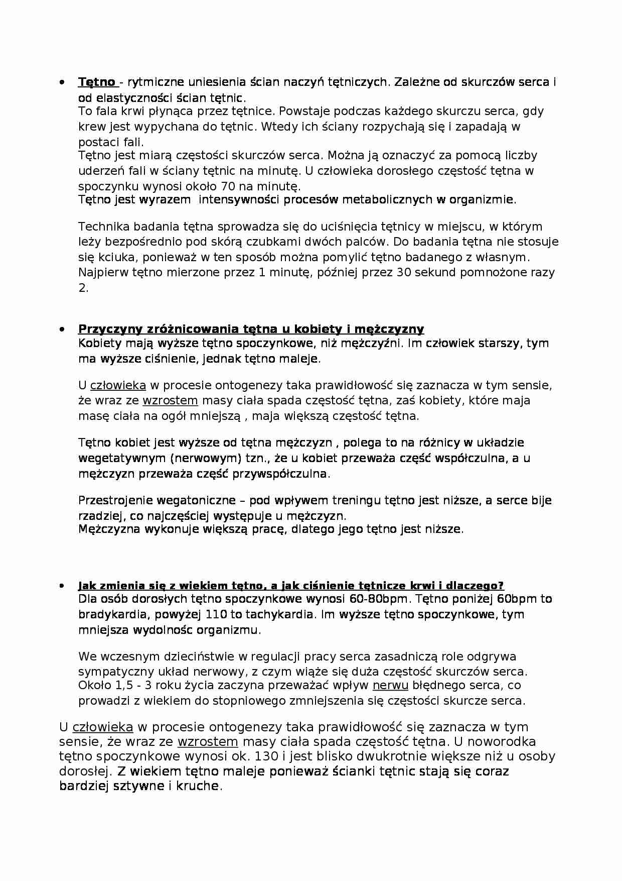 Tętno-podstawowe pojęcia - strona 1