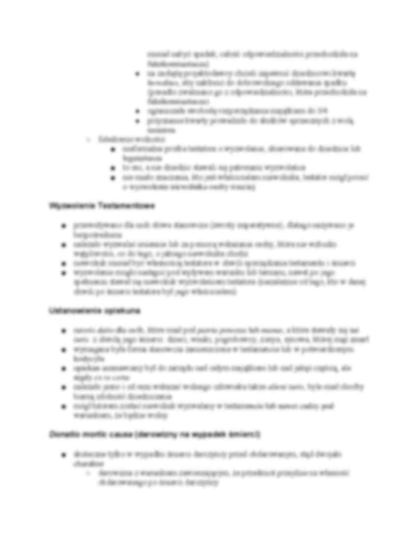 Fideikomisy - Wyzwolenie Testamentowe - strona 2