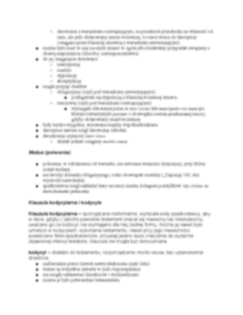 Fideikomisy - Wyzwolenie Testamentowe - strona 3