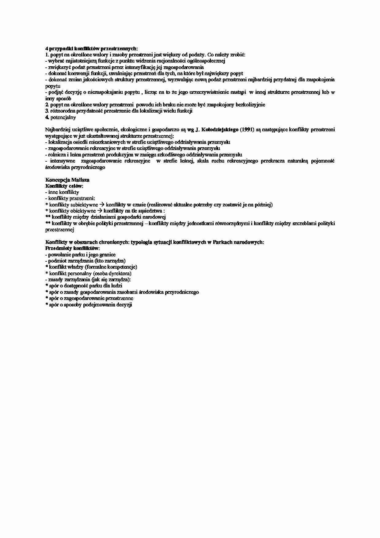 Konflikty przestrzenne - strona 1