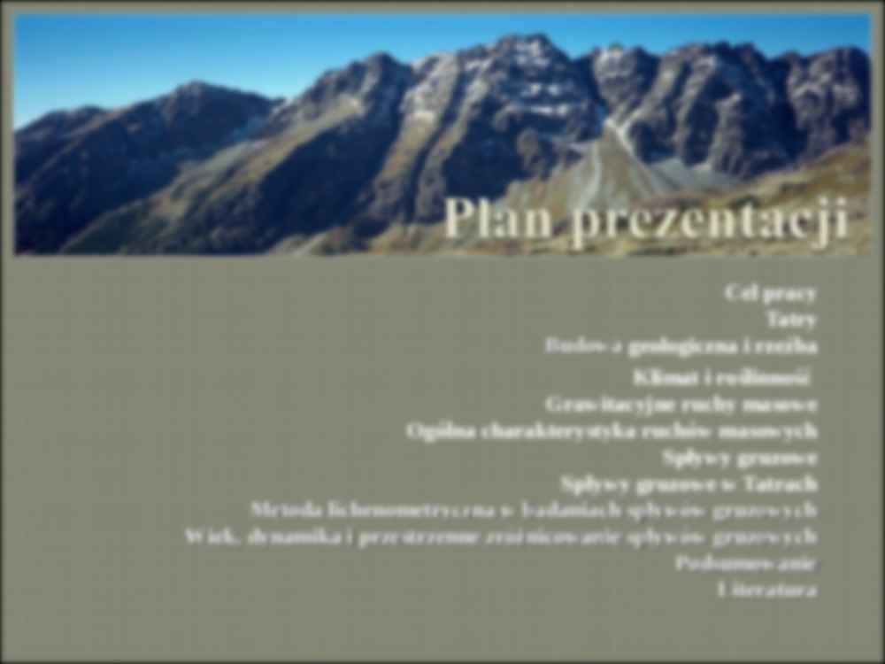 Spływy gruzowe w Tatrach - strona 2