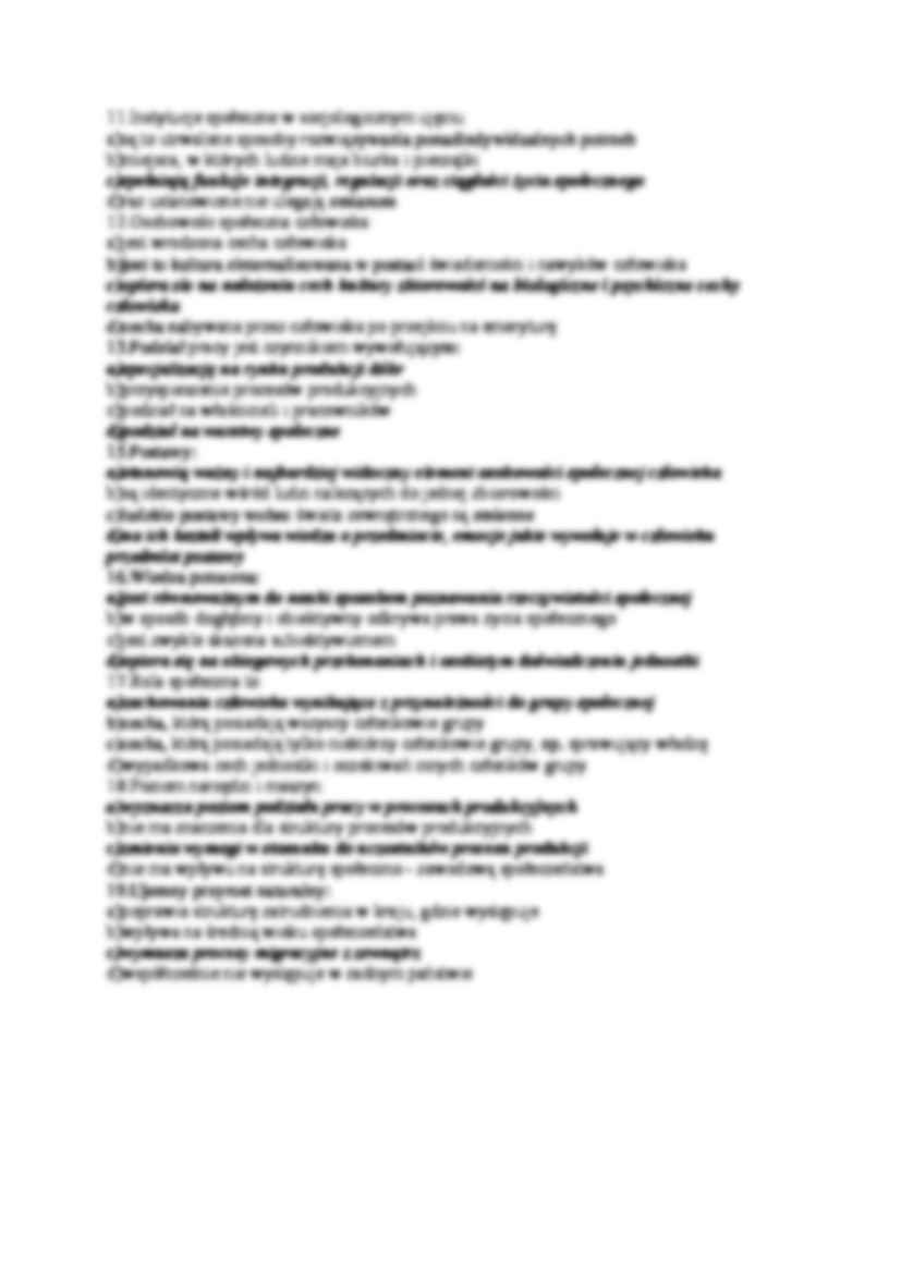 Socjologia - pytania i odpowiedzi - normy moralne - strona 2