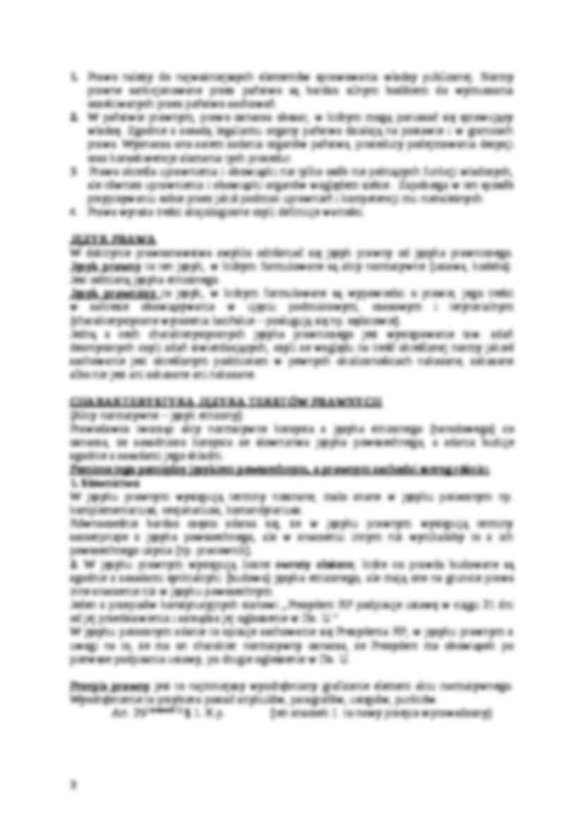 Charakterystyka pojęcia prawa - strona 3