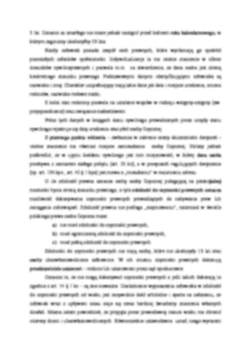 Podmioty prawa cywilnego - omówienie zagadnienia - strona 2