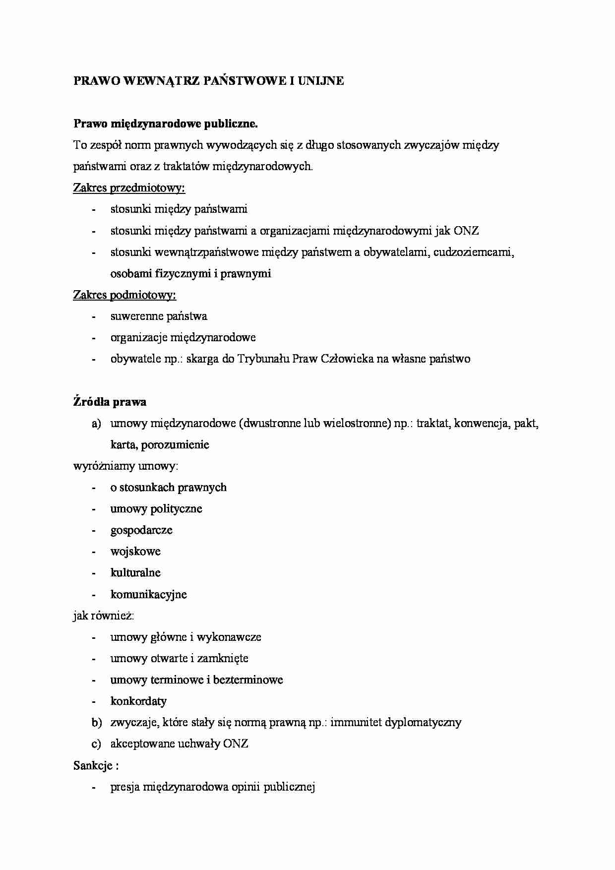 Prawo międzynarodowe publiczne. - strona 1