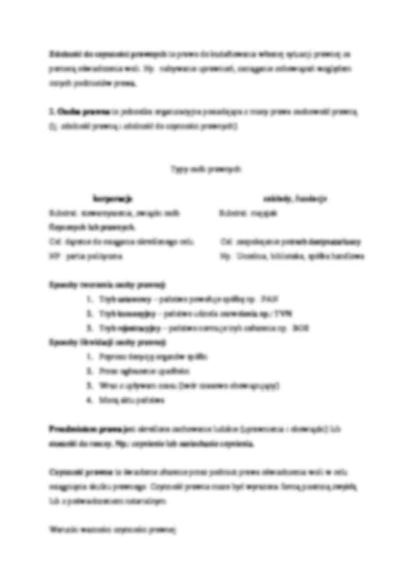 Podmiot i przedmiot stosunku prawnego - strona 2