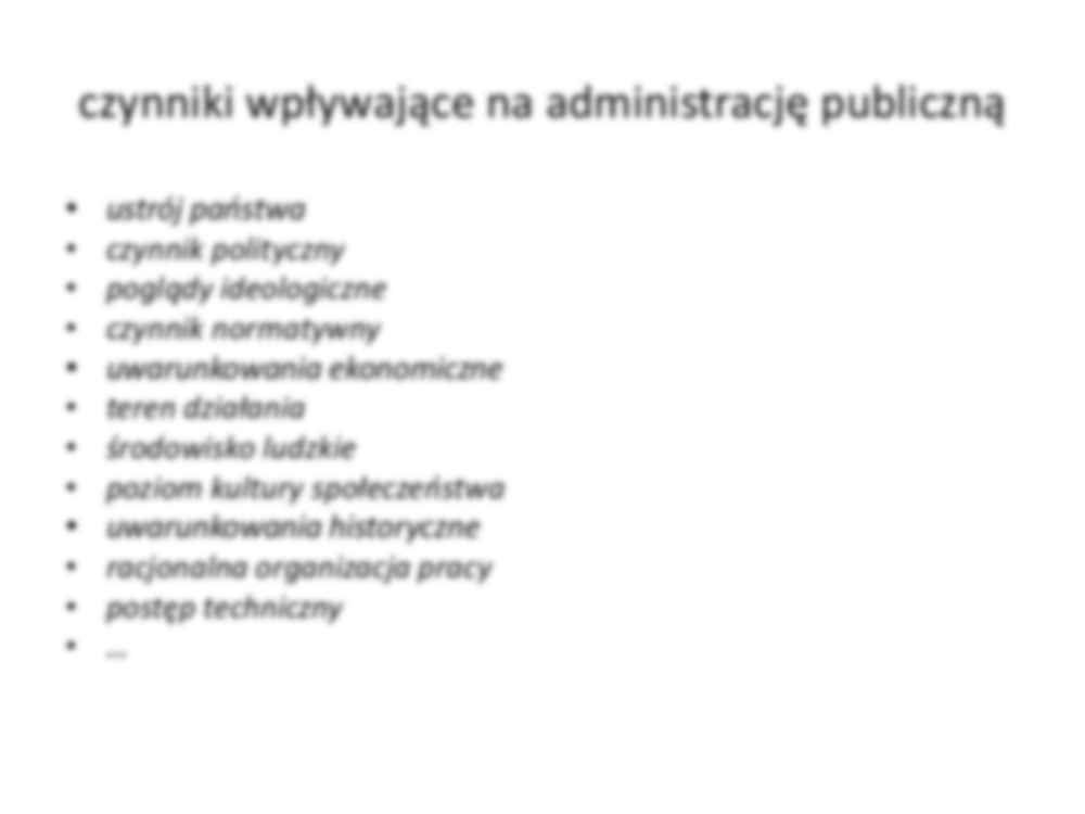 Czynniki  wpływające  na  administrację publiczną - strona 2
