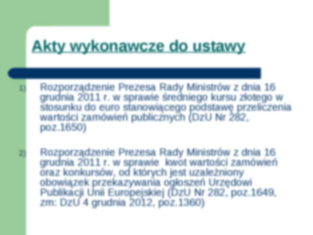 Akty wykonawcze - prezentacja - strona 2