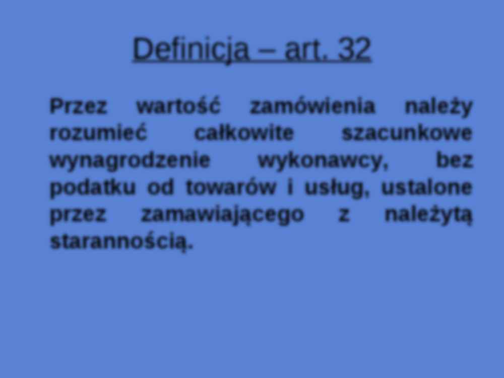 Wartość zamówienia - prezentacja - strona 2
