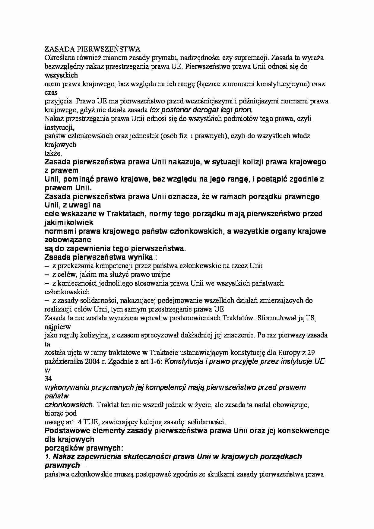 Zasada pierwszeństwa - strona 1