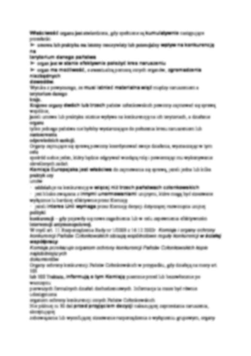 Egzekwowanie zakazów zawierania porozumień ograniczających konkurencję - strona 2