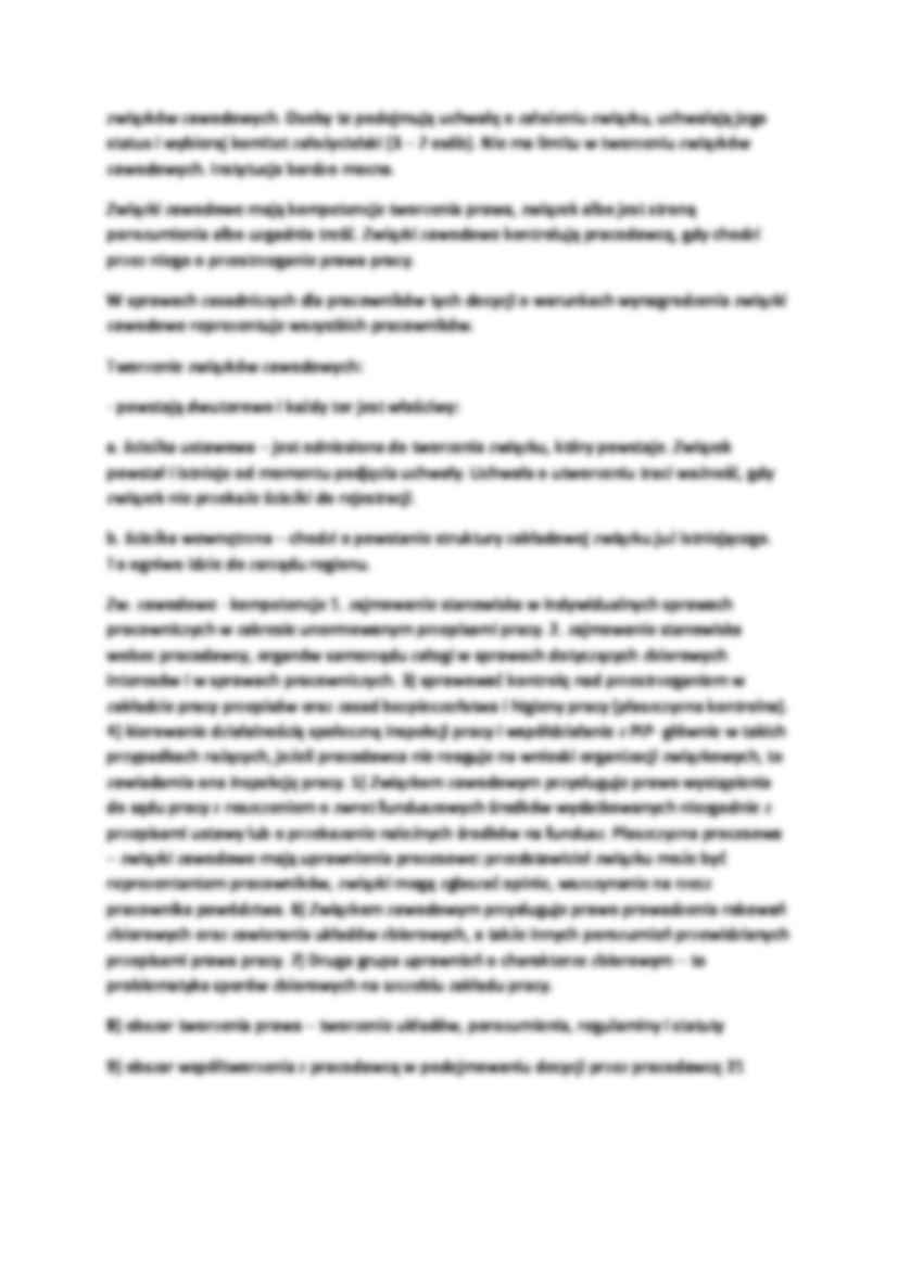 Związek zawodowy i reprezentacja pracodawców - strona 2
