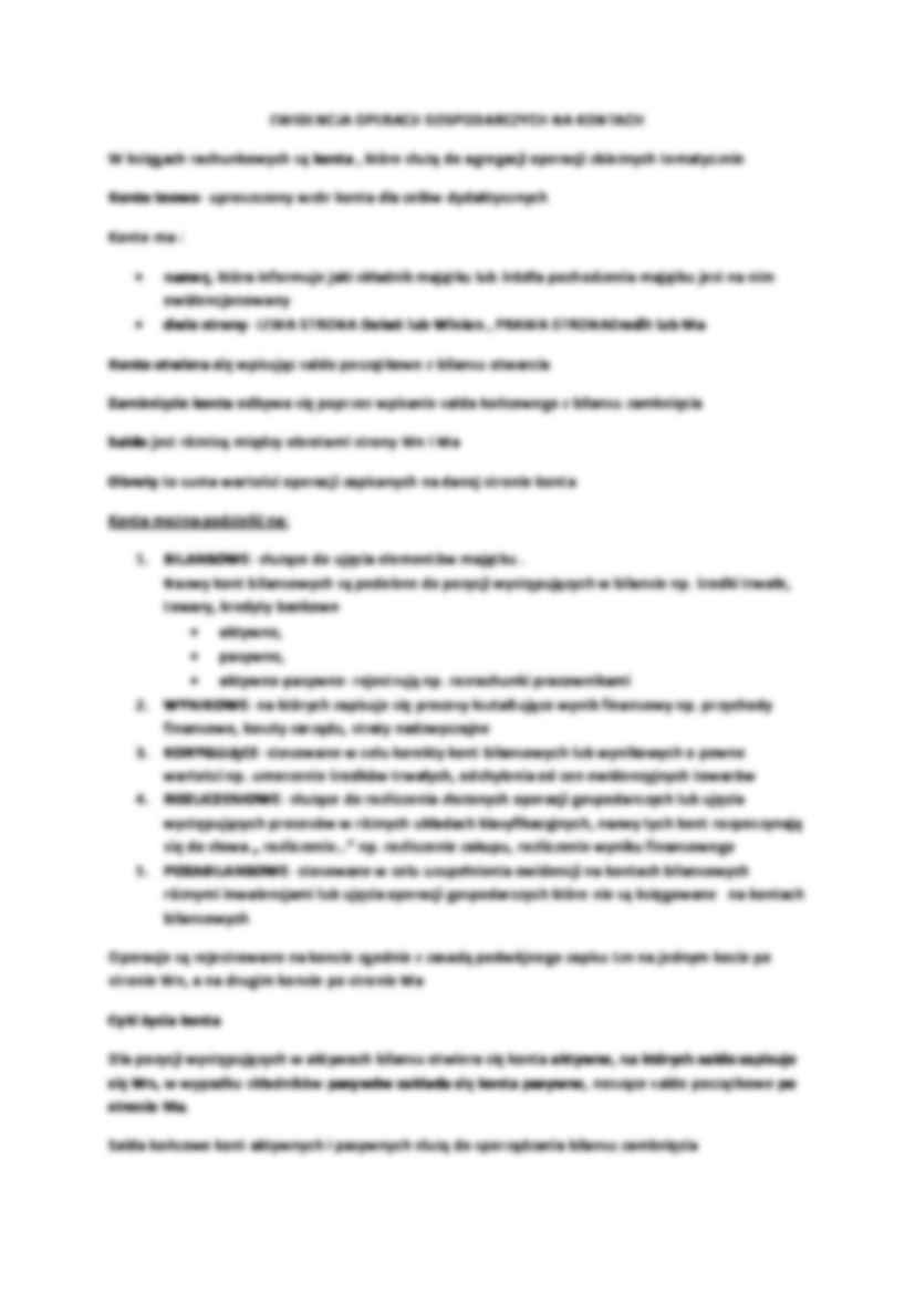 Operacje gospodarcze - omówienie - strona 2