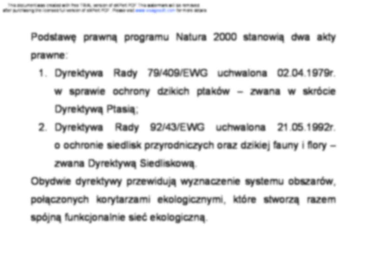 Program Natura 2000 i jego znaczenie dla ochrony przyrody - strona 3