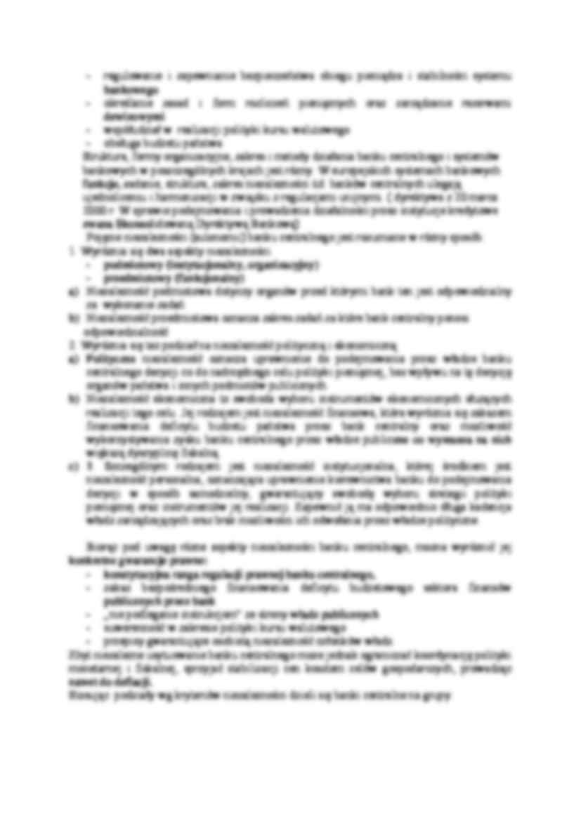 Niezależność współczesnych banków centralnych - strona 2