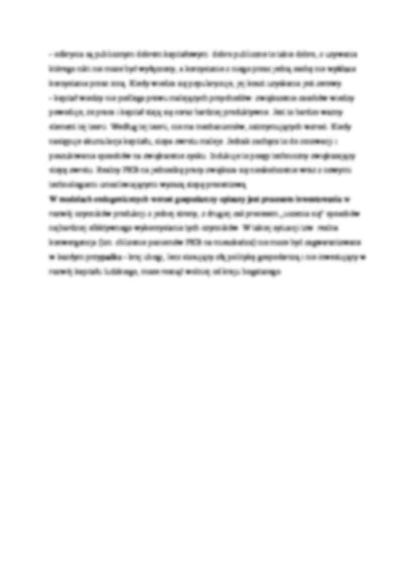 Teoria endogenicznego wzrostu2 - strona 2