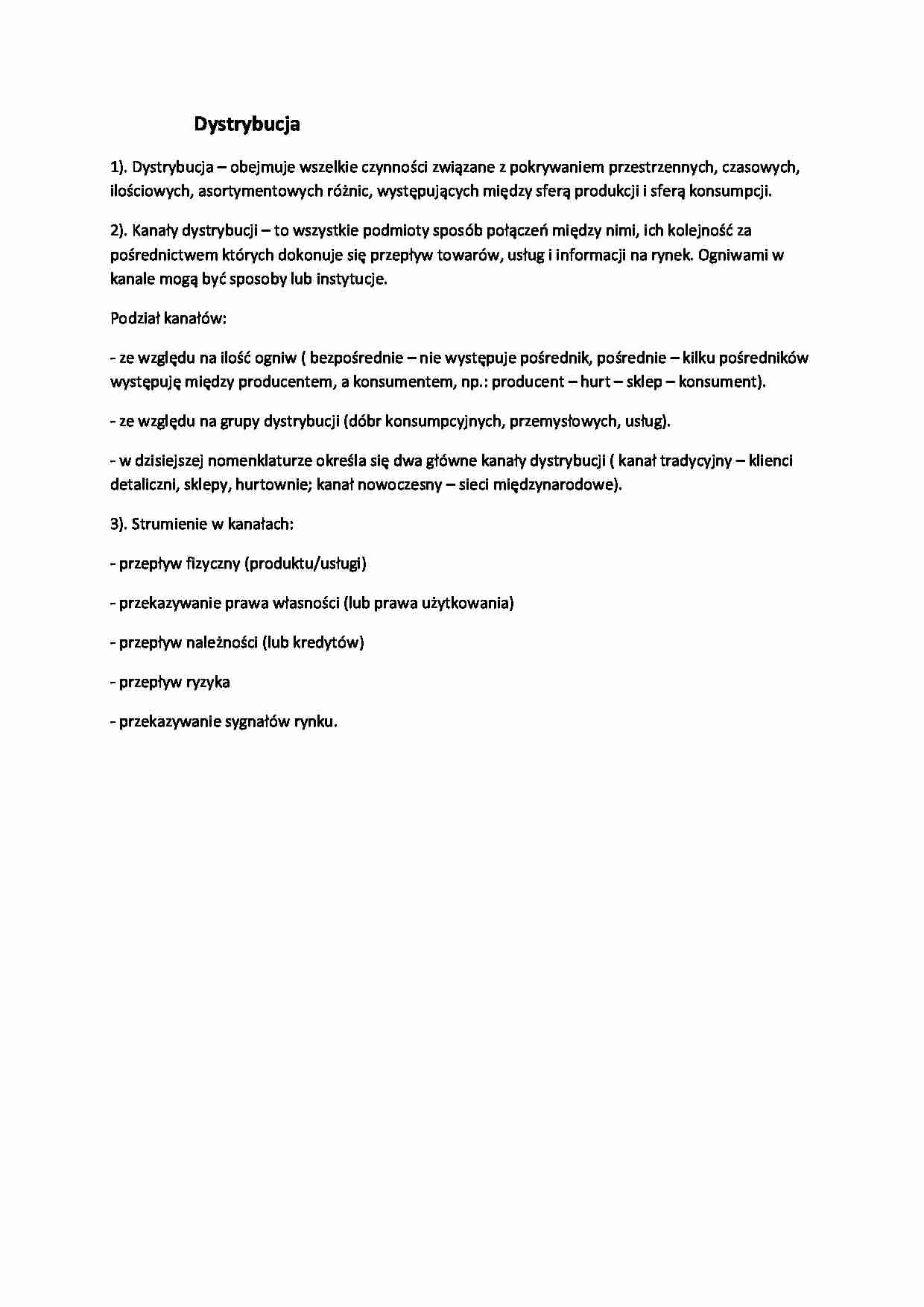 Dystrybucja i promocja - strona 1