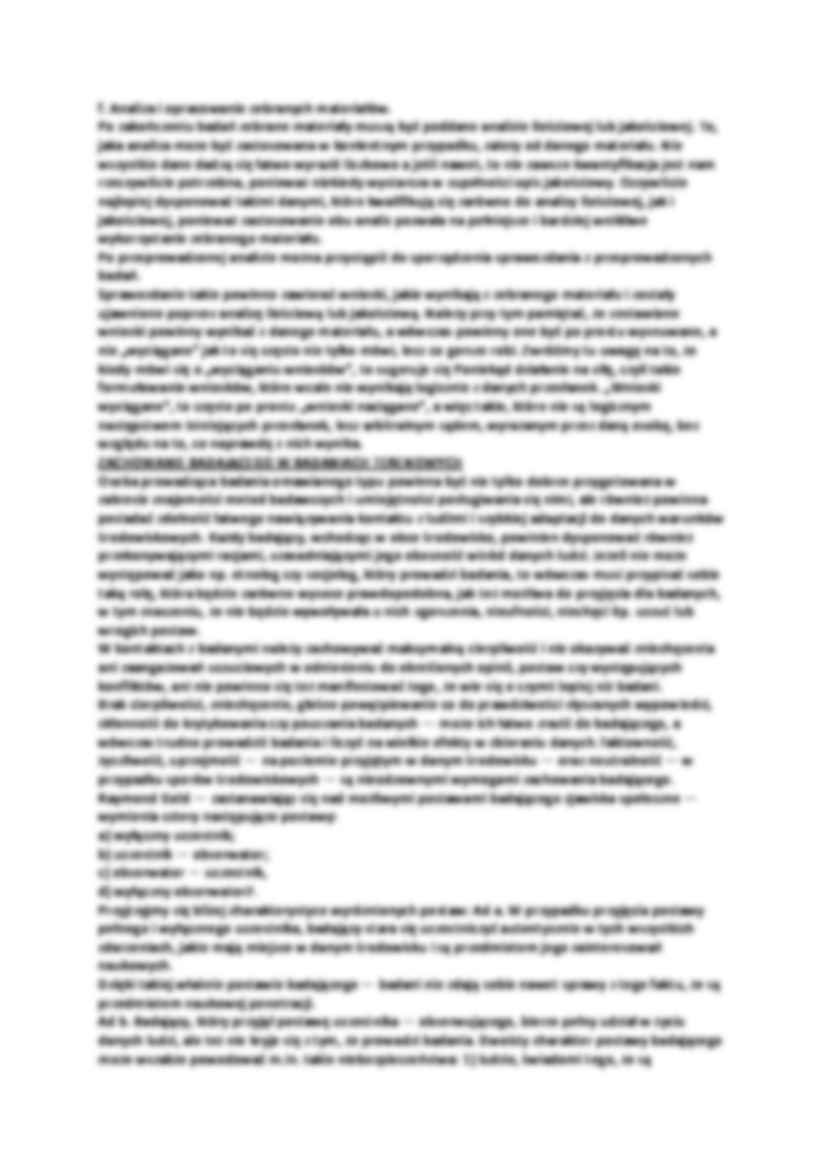 Badania terenowe - określenie, typy i przygotowanie - strona 3