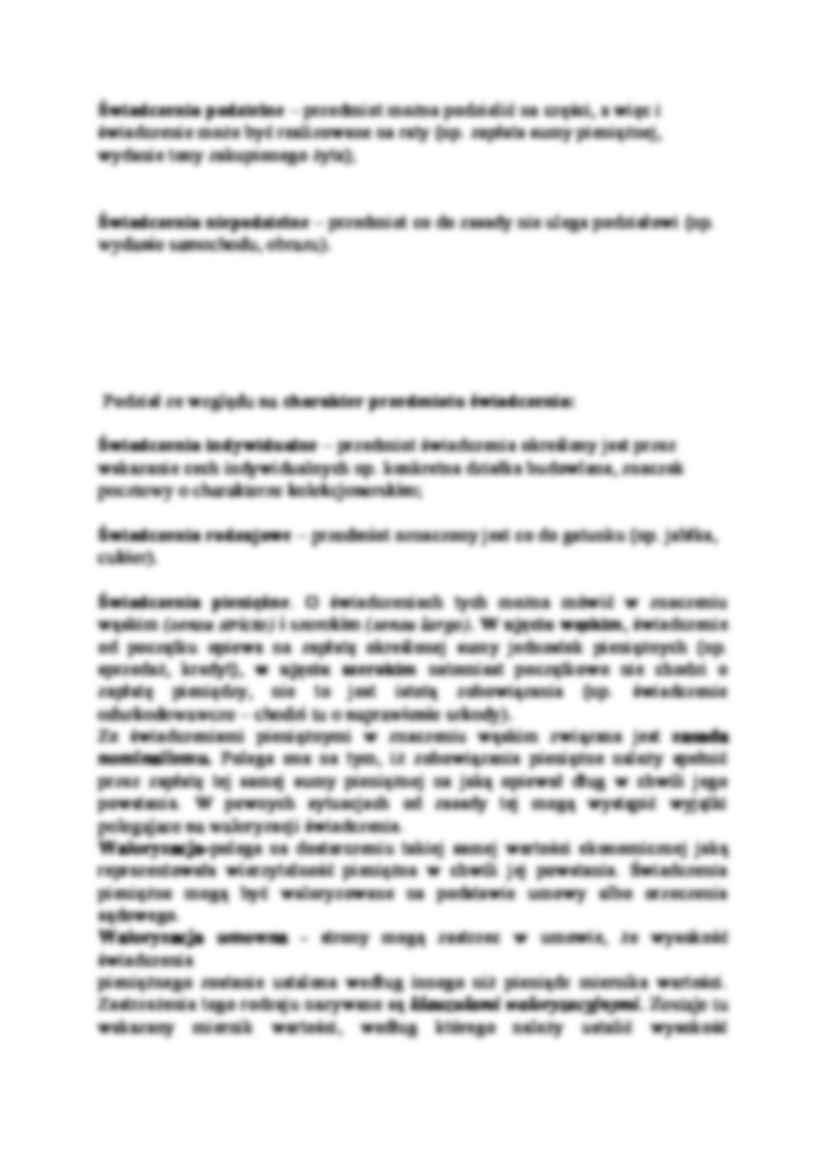 Świadczenie pieniężne jako przedmiot zobowiązania - strona 2