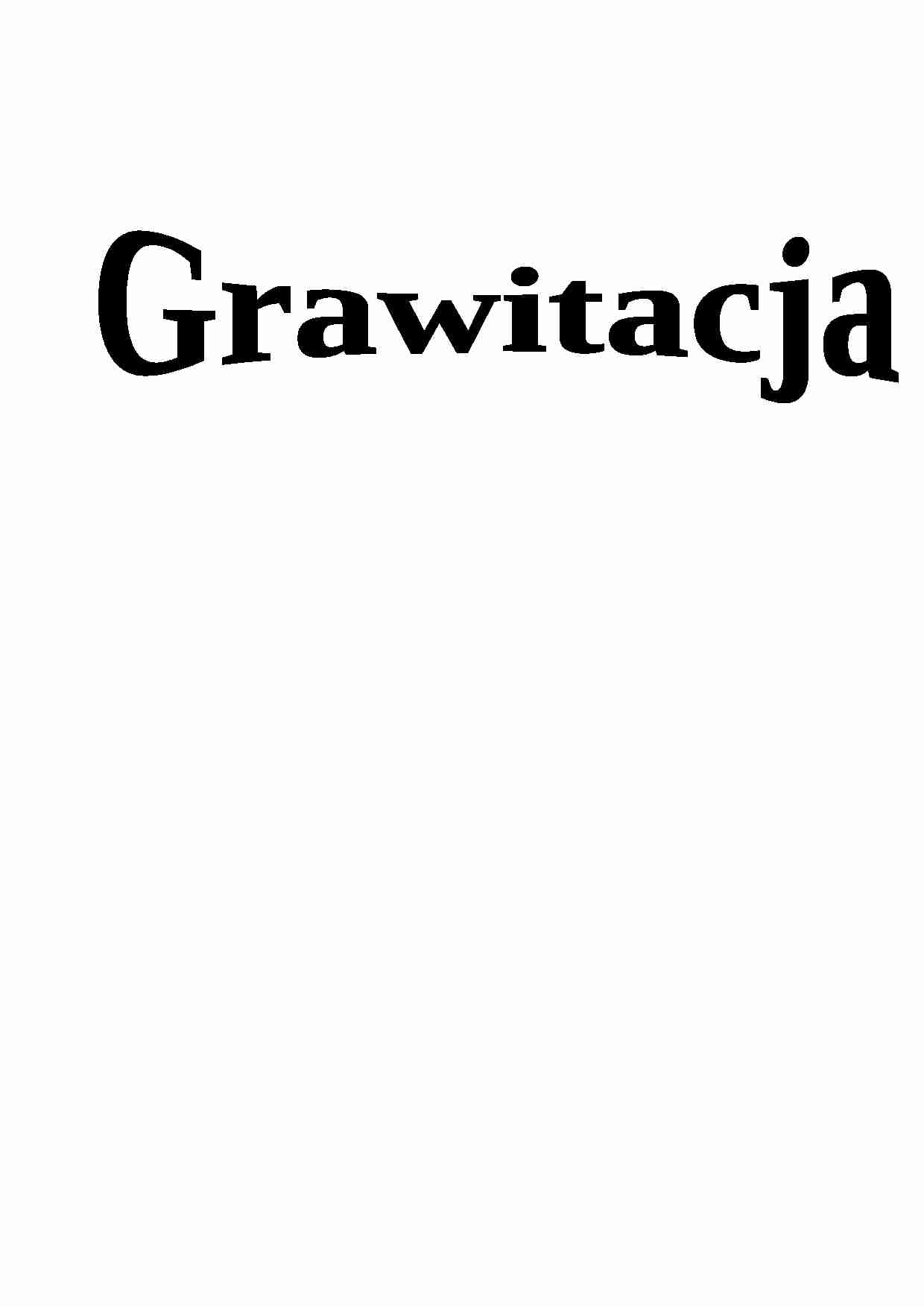 Grawitacja - strona 1
