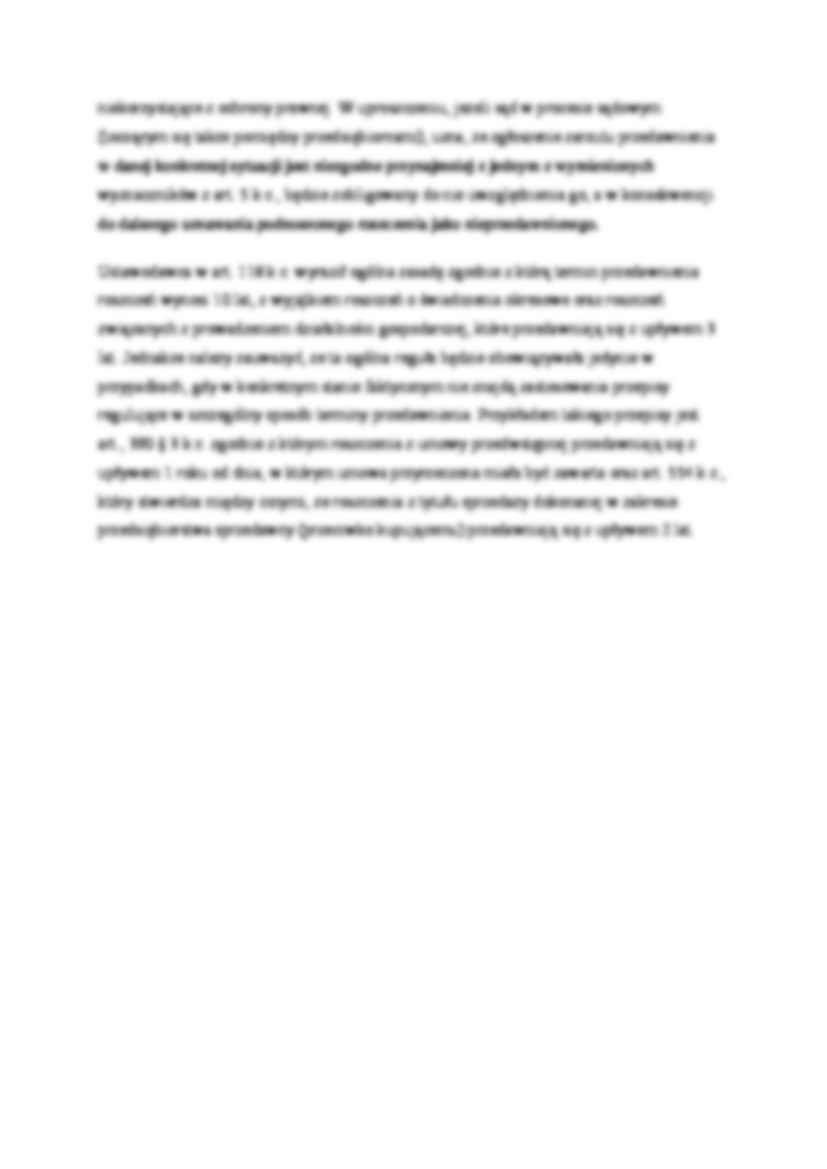 Przedawnienie roszczeń - strona 2