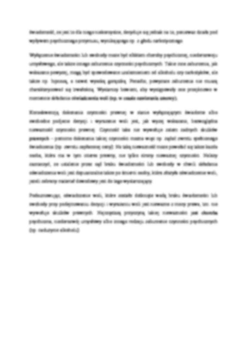 Wady oświadczenia woli - ogólnie - strona 2