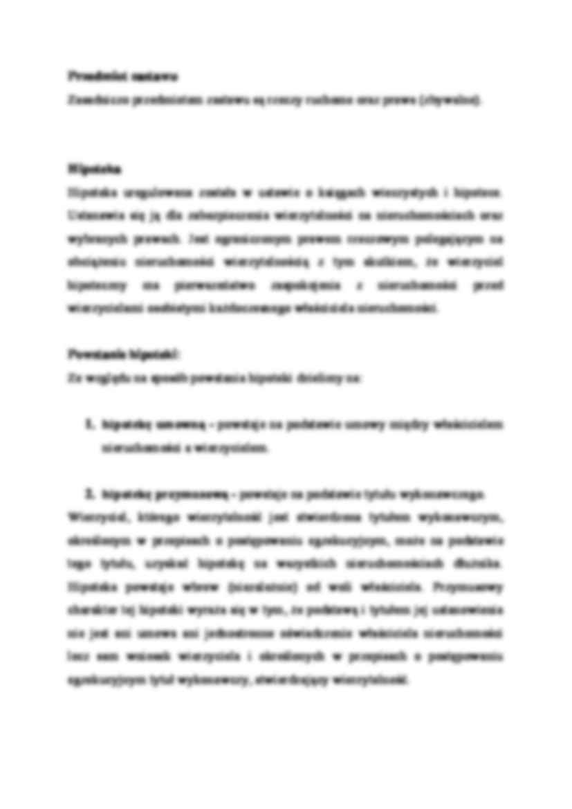 Zastaw i hipoteka - omówienie - strona 2