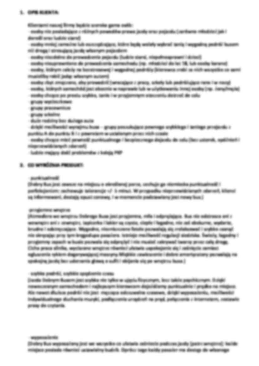 Opracowanie projektu firmy na zaliczenie - strona 2