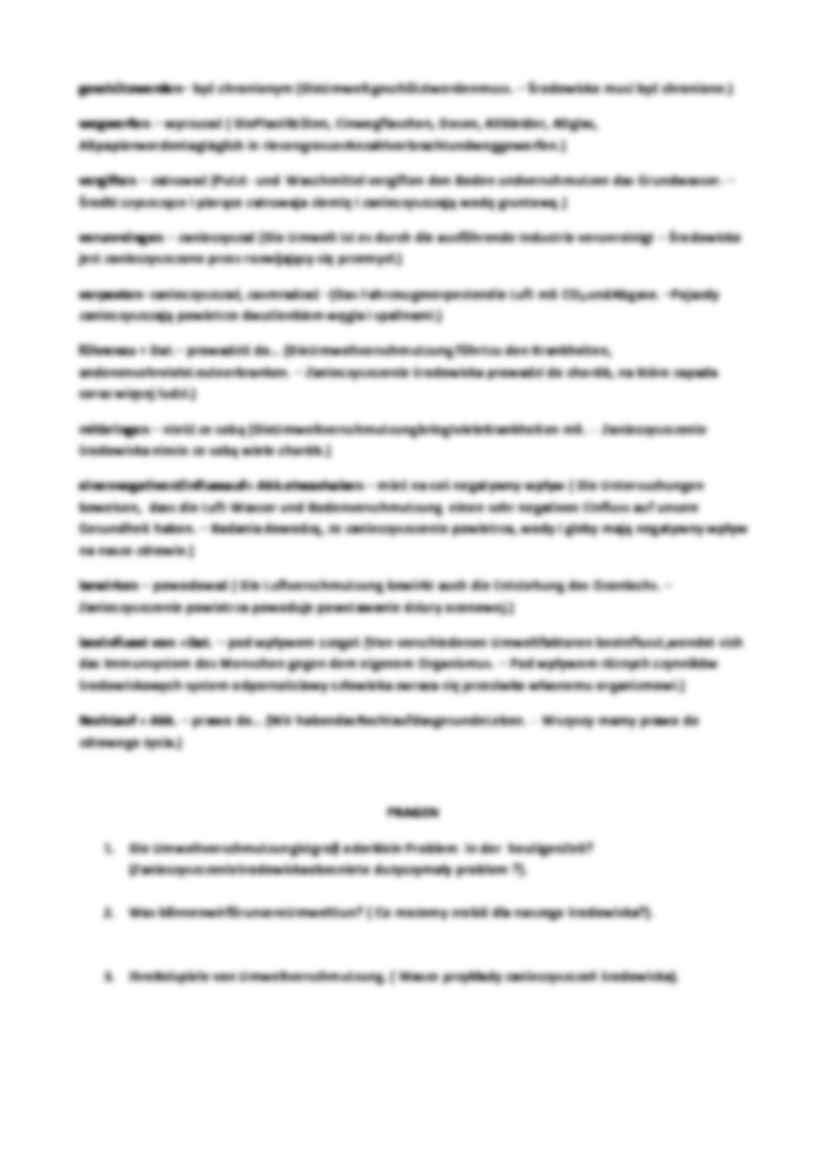 Umweltverschmutzung und Ihre Folgen. - strona 2