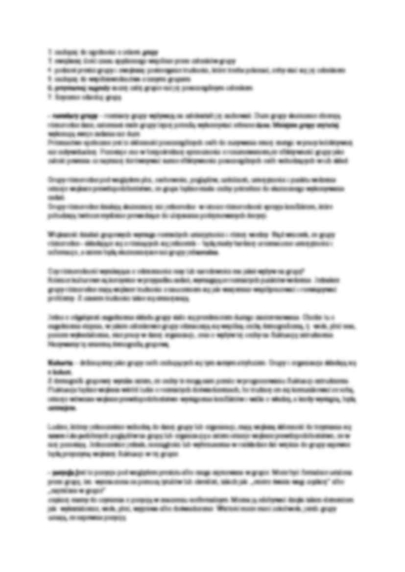 Definicja i klasyfikacja grupy - strona 3