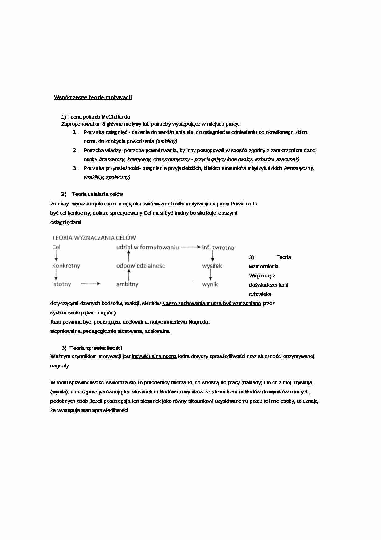 Wczesne i współczesne teorie motywacji - strona 1