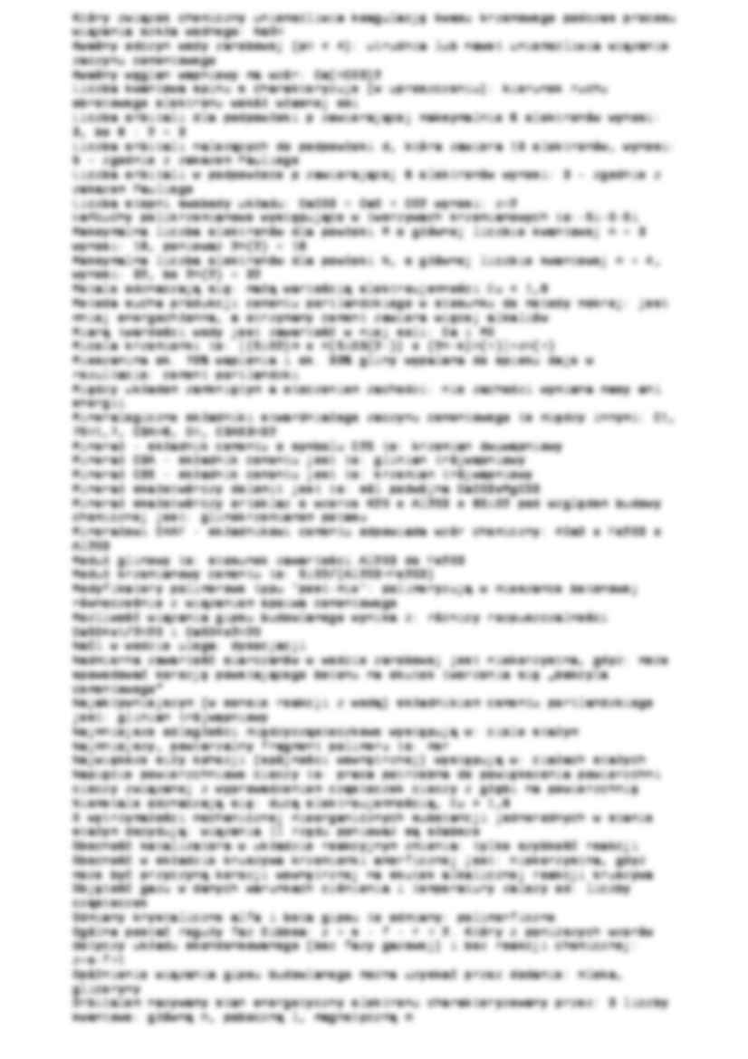 Chemia - zagadnienia na egzamin  - strona 3