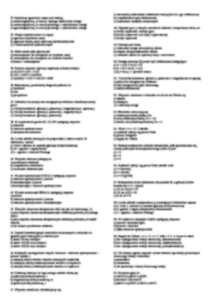 Pytania z chemii - nieopacowane  - strona 2