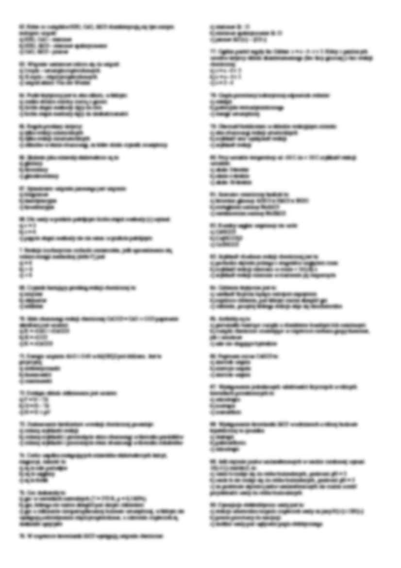 Pytania z chemii - nieopacowane  - strona 3